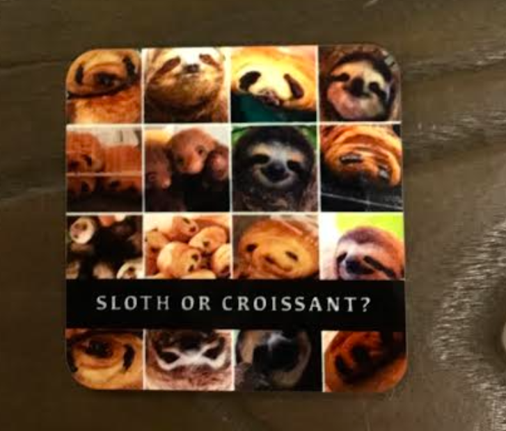 Sloth Or Croissant Coaster