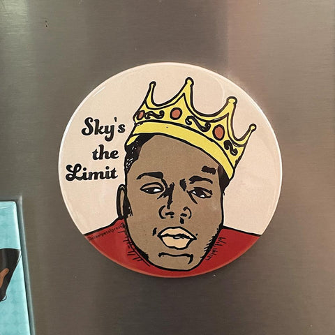 Biggie Full Color Round Fridge Magnet