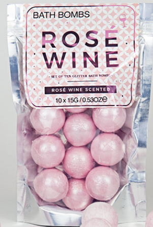 Rose Wine Bath Bombs 