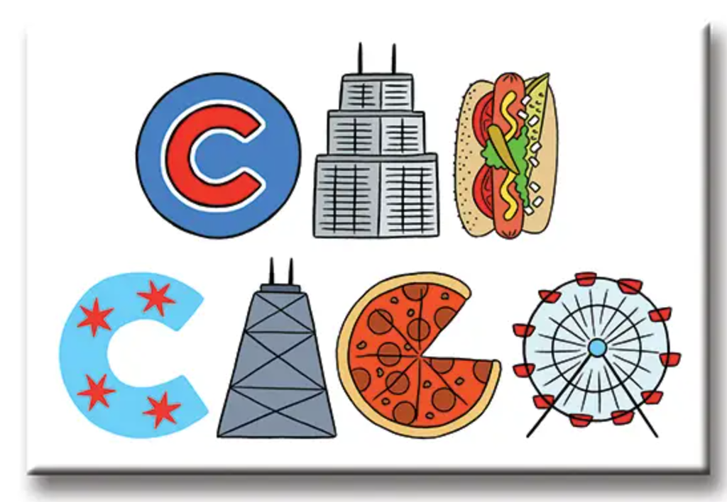 Chicago Icons Magnet 