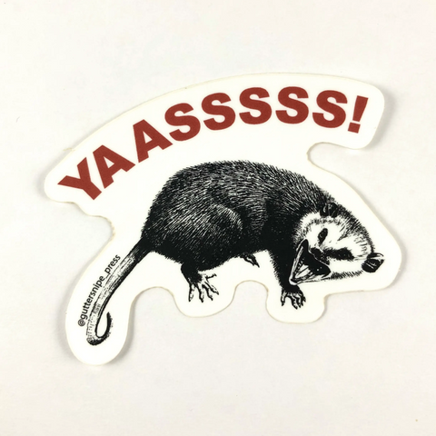Yas Opossum Sticker