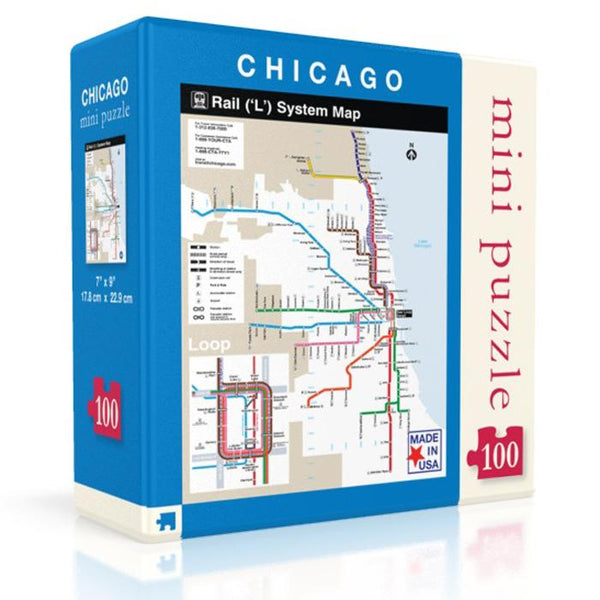 Mini Chicago Train Map Puzzle