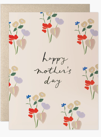 Mothers Day Small Bouquets Card 
