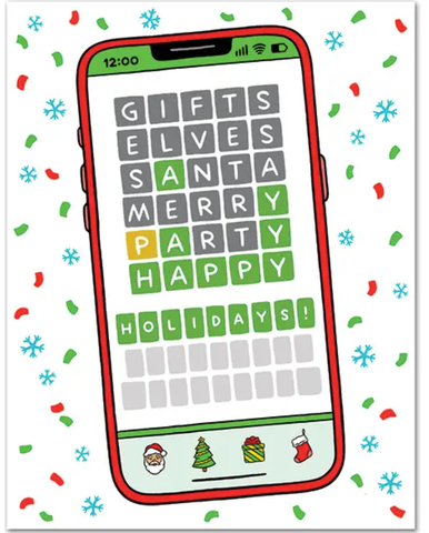 Wordle Christmas Card