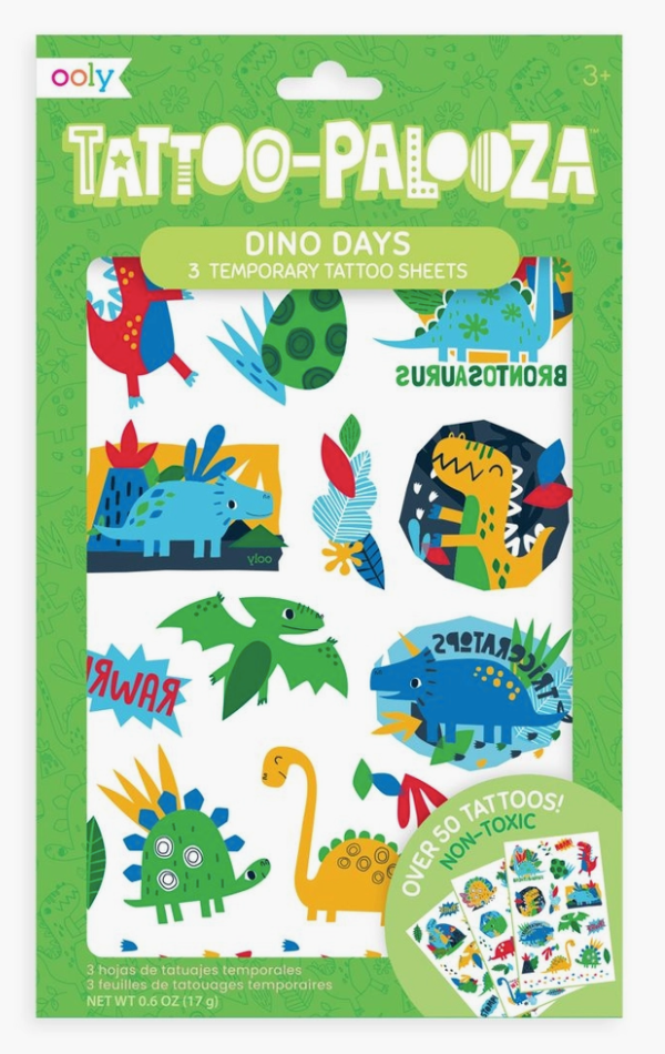 Dino Temporary Tattoos
