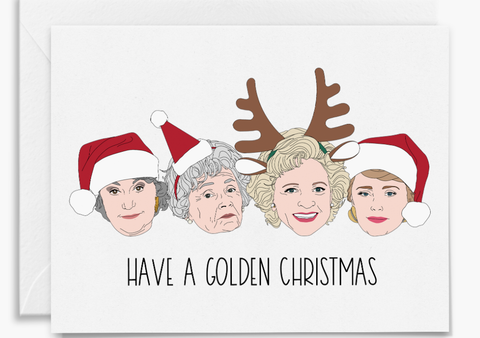 Golden Girls Christmas Card