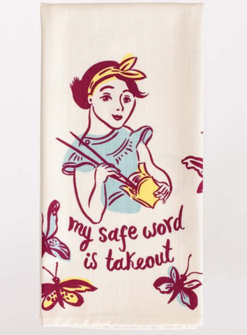 Safe Word Dish Towel