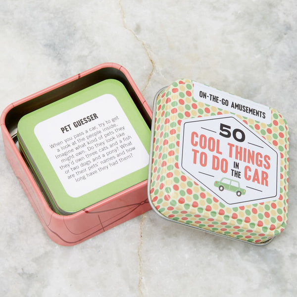 50 Cool Things To Do In The Car Activity Cards