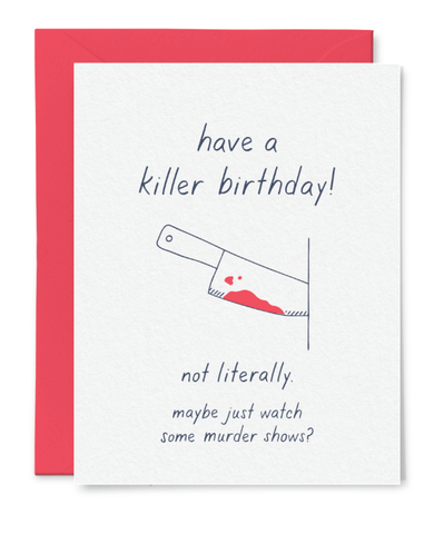 Killer Birthday Card 