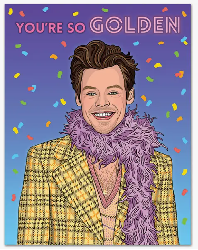 Harry Styles Stylish Birthday Card 