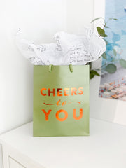 Celebrate Foil-Stamped Gift Bag