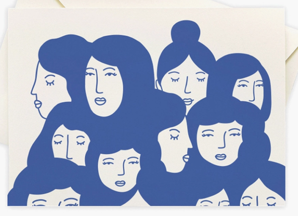 Blue Girls Cards Box Set