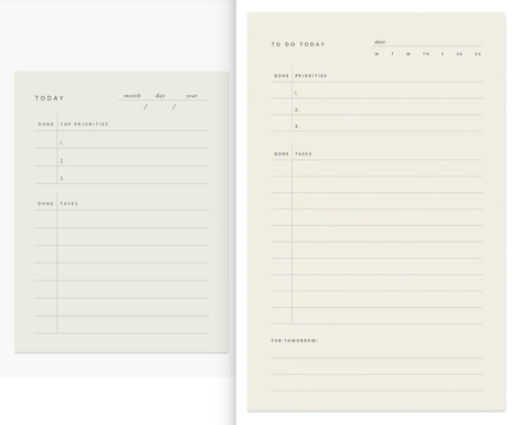 To Do Today Planners