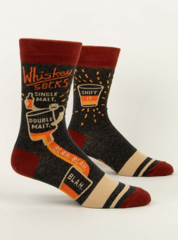 Mens Crew Socks - Whiskey Socks 