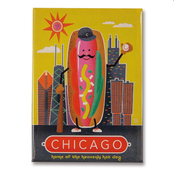 Chicago Hotdog Magnet