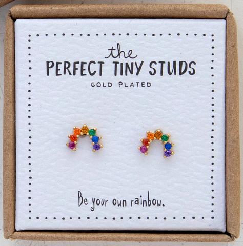 The Perfect Tiny Studs Rainbow