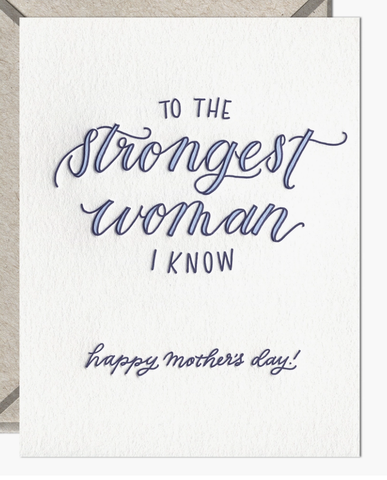 Strongest Woman I Know Card