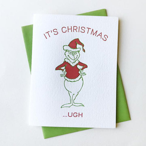 Grinch Christmas Card