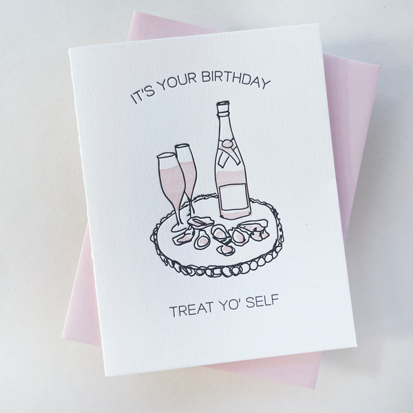 Oyster Champagne Birthday