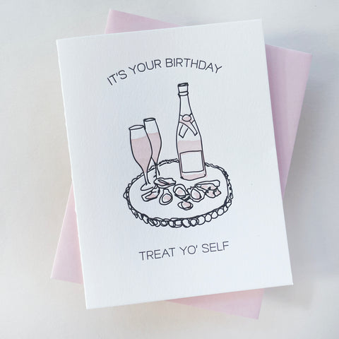 Oyster Champagne Birthday