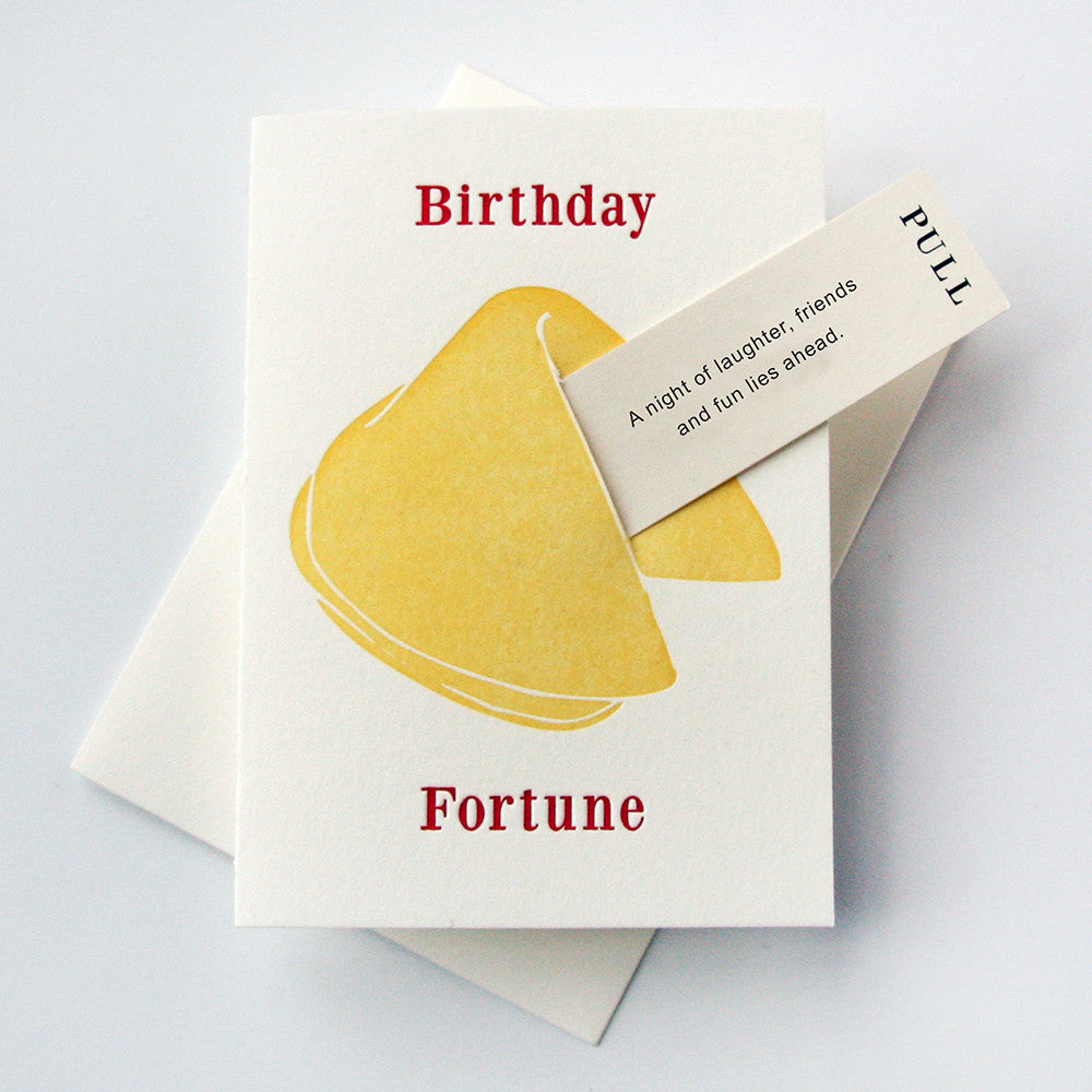 Fortune Birthday Laughter Fun - Steel Petal Press