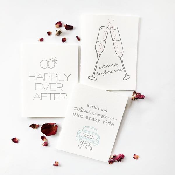 Cheers To Forever Card - Steel Petal Press