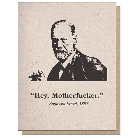 Freud Motherfucker Card 