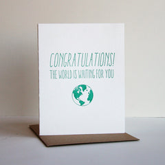 Graduate World Congrats Card