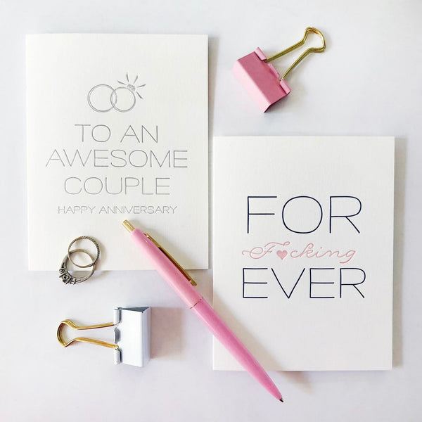 Awesome Couple Anniversary - Steel Petal Press