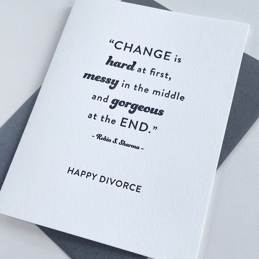 Change Is Gorgeous Card