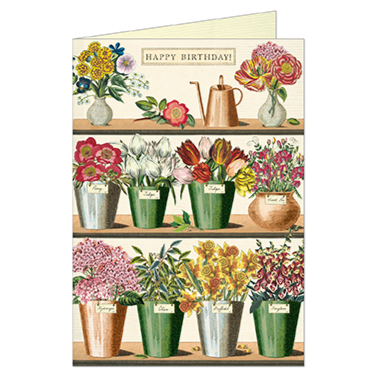 Flower Shop Birthday Card 