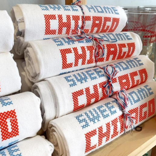Sweet Home Chicago Flour Sack Towel 