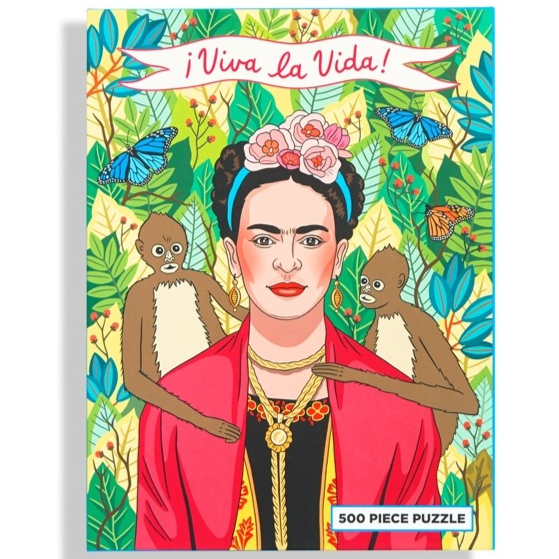 Viva La Vida Frida Kahlo 500 Piece Puzzle