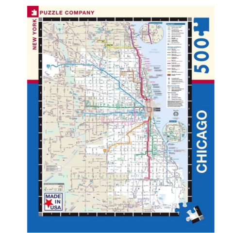 Chicago CTA Map Puzzle