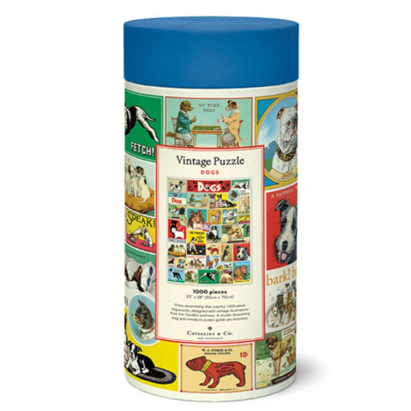 All About Dogs Vintage 1000 Piece Puzzle