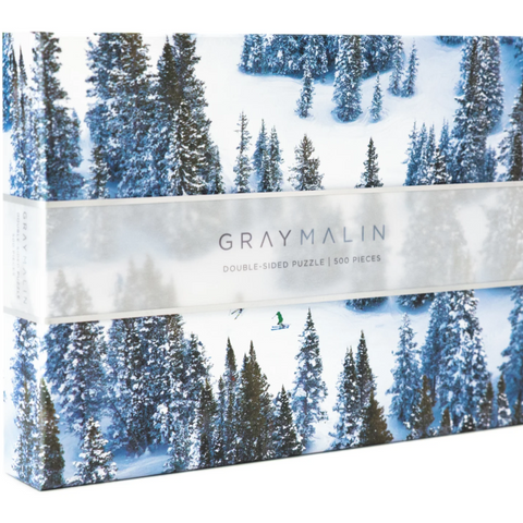 Gray Malin Winter Wonderland Forrest Double Sided Puzzle