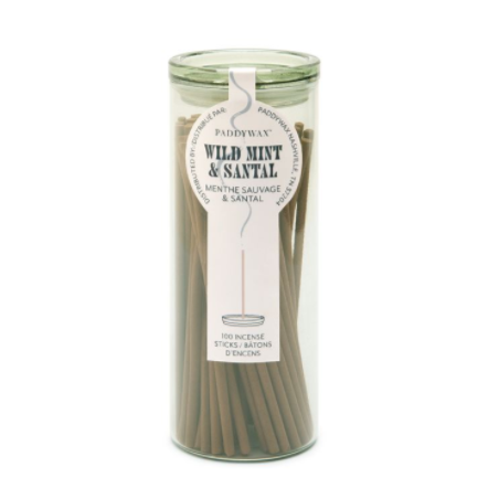 Paddywax Incense Sticks - Wild Mint & Santal