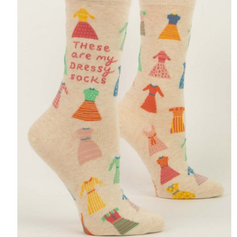 Womens Crew Socks - These Are My Dressy Socks