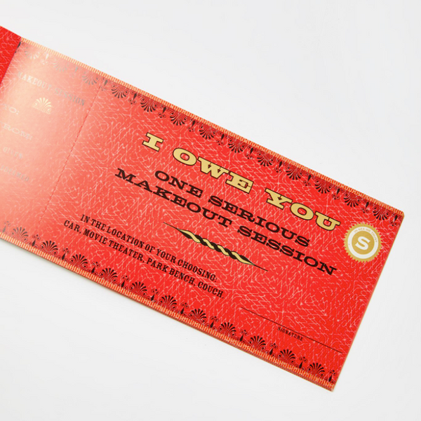 I Owe You Sex Coupon Book