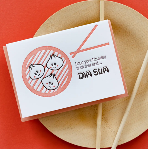 Dim Sum Birthday Card