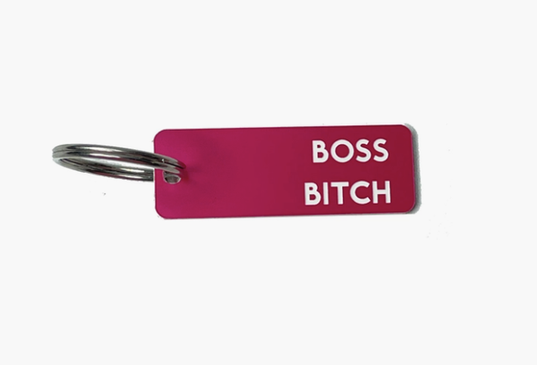 Boss Bitch Key Tag