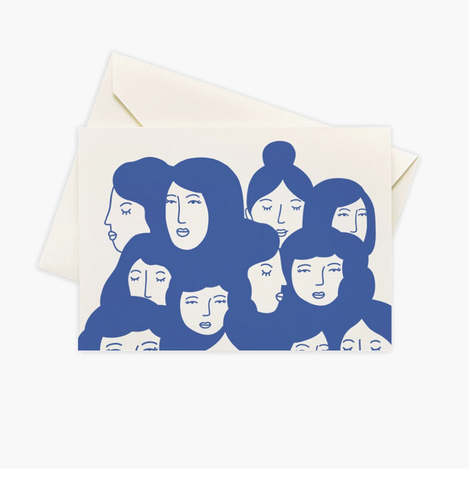 Blue Girls Cards Box Set