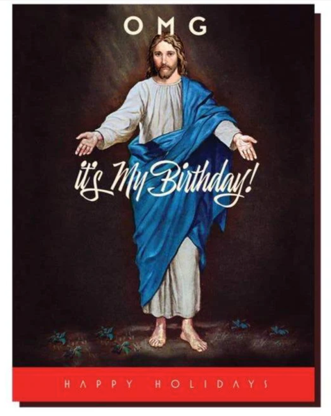 OMG Holiday Jesus Card