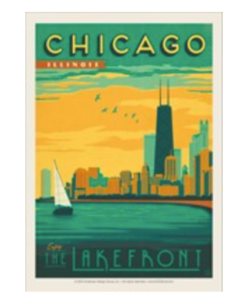 Chicago Lakefront Postcard