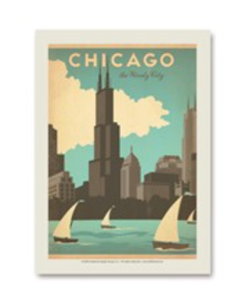 Chicago Windy City Postcard