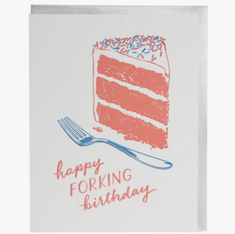 Forking Birthday Card