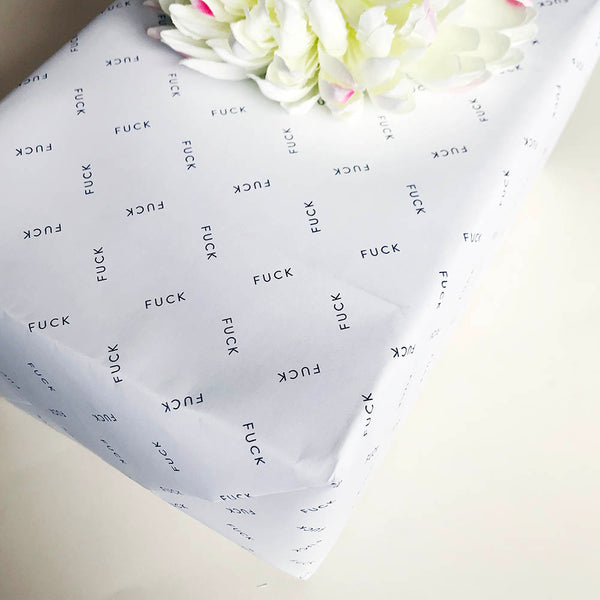 F*ck Gift Wrap - Steel Petal Press