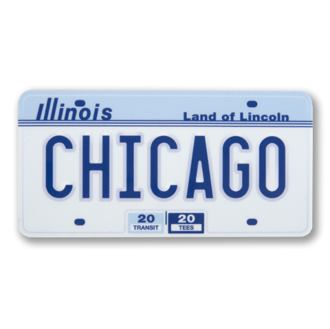 Chicago License Sticker