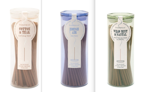Glass Jar of Incense Sticks 