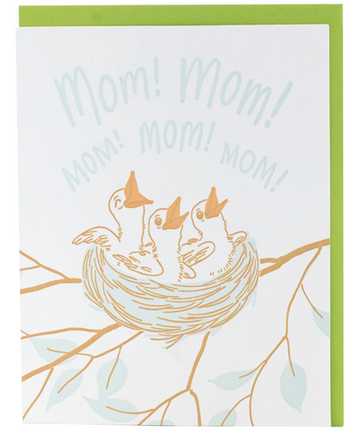 Baby Birds Mothers Day Card
